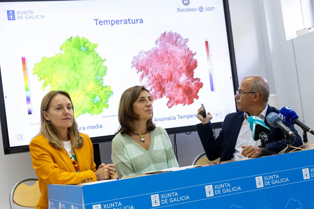 Setembro dispara as temperaturas en Galicia e deixa a chuvia á metade do habitual