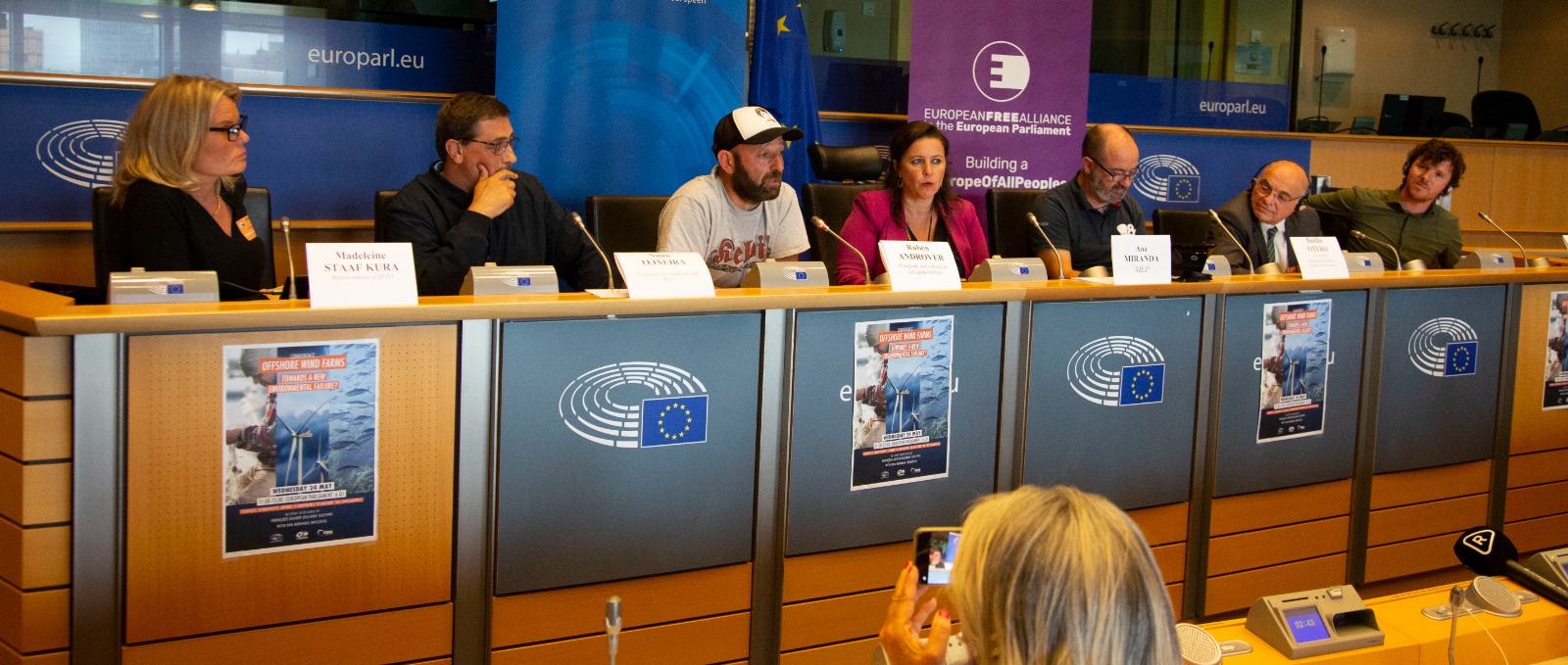 O sector pesqueiro denuncia a contra dos megaproxectos proxectos eólicos mariños coa pesca na Eurocámara