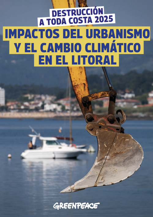 A costa galega ao límite: Greenpeace denuncia a destrución “custe o que custe” fronte ao abandono institucional  
