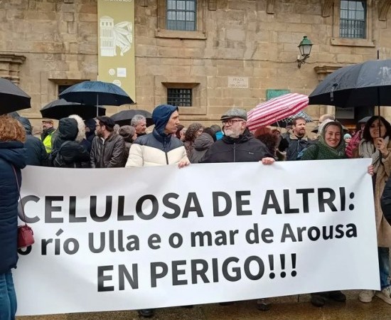 A plataforma ‘Ulloa Viva’ alerta da construción doutra fábrica de celulosa pola súa ameaza ao río Ulla e aos bosques galegos