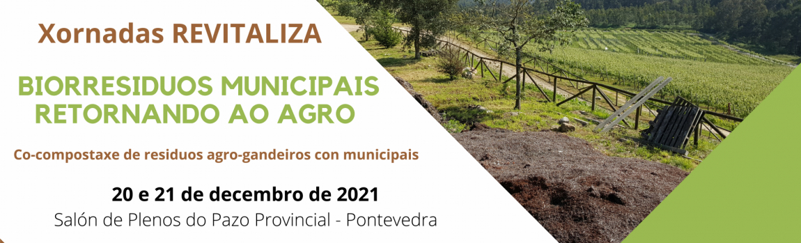 O CEIDA e a Deputación de Pontevedra organizan os próximos días 20 e 21 de decembro as Xornadas REVITALIZA