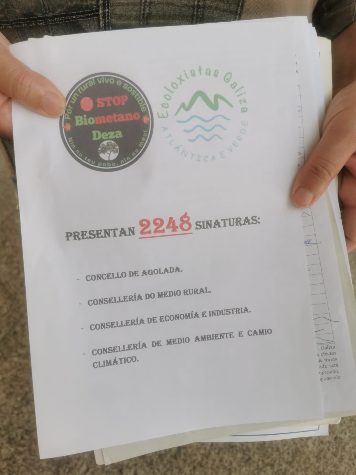 2.248 sinaturas contra a planta de biometano en Agolada sitúan o proxecto no centro do debate comarcal